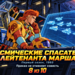Космические спасатели лейтенанта Марша (первый сезон, 1993): приказ не отменяет совесть Авторская иллюстрация к рецензии на Космические спасатели лейтенанта Марша