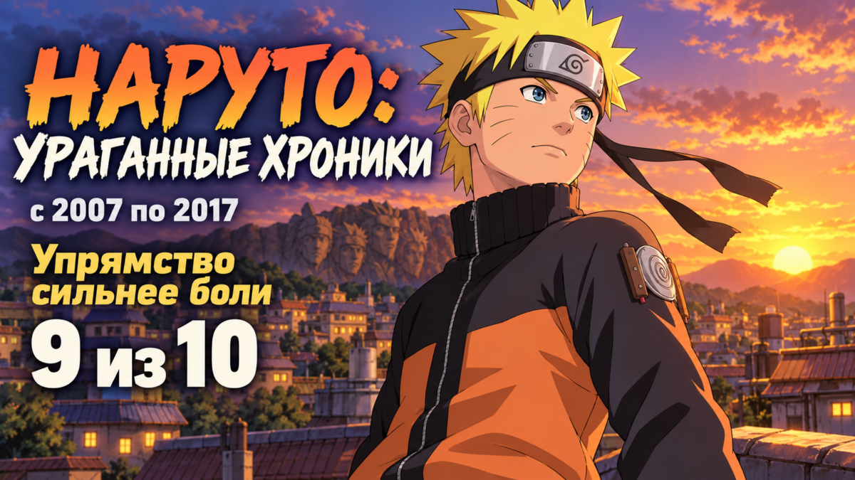 Авторская иллюстрация к рецензии на Наруто: Ураганные хроники
