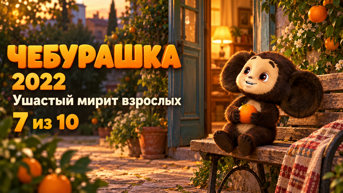 Авторская иллюстрация к рецензии на Чебурашка
