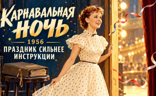 Авторская обложка Карнавальной ночи1956 года
