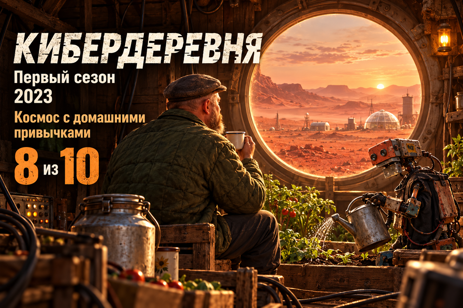 Авторская иллюстрация к рецензии на Кибердеревня
