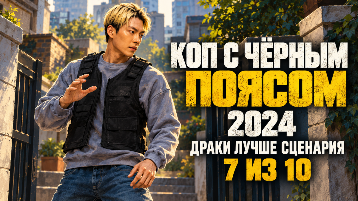 Авторская иллюстрация к рецензии на Коп с чёрным поясом