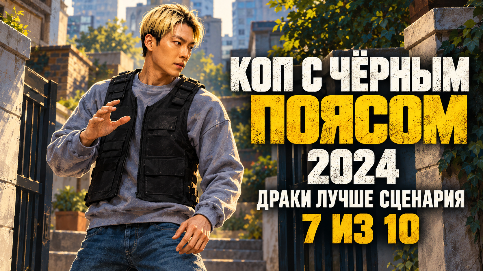 Авторская иллюстрация к рецензии на Коп с чёрным поясом