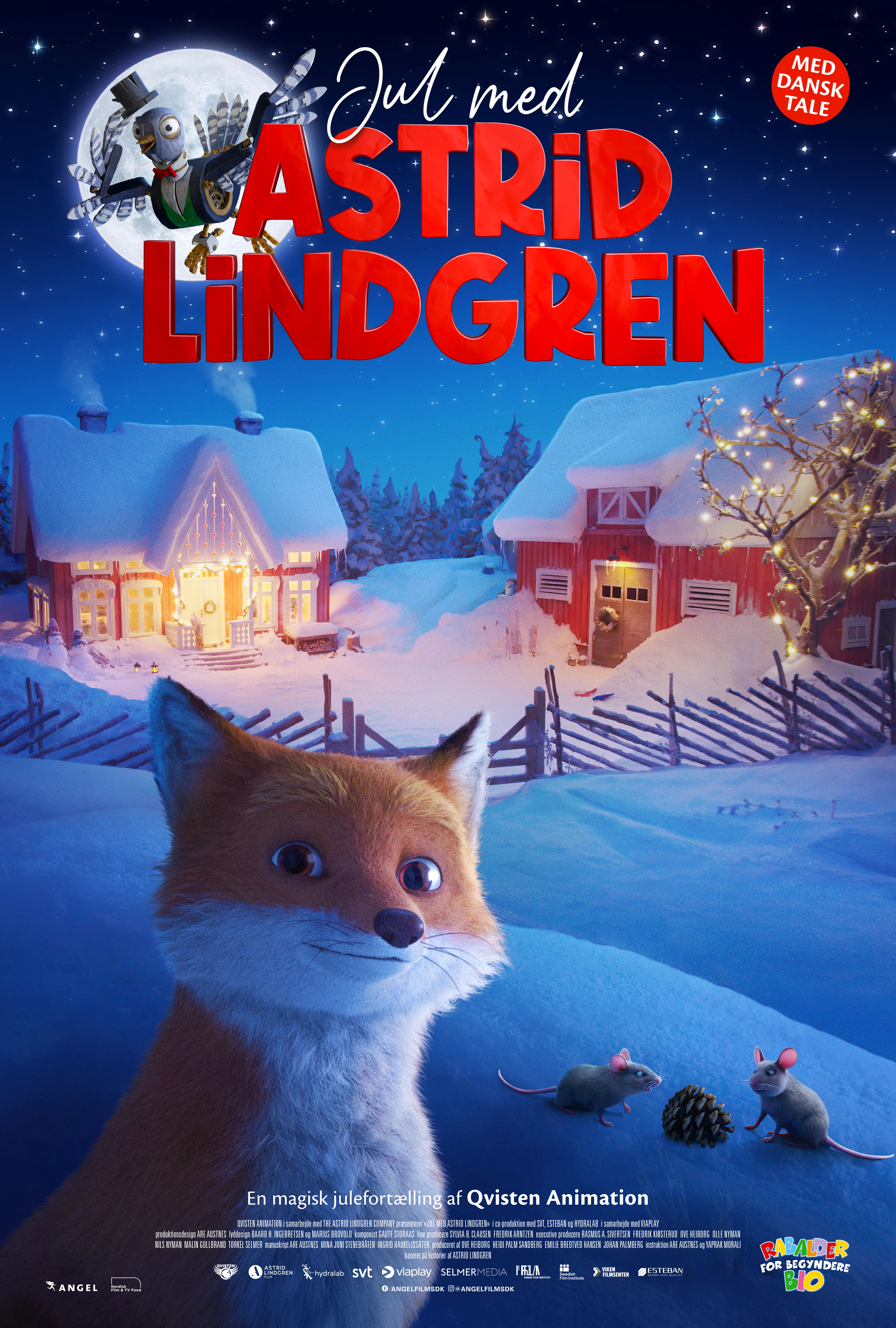 Датский прокатный постер Jul med Astrid Lindgren