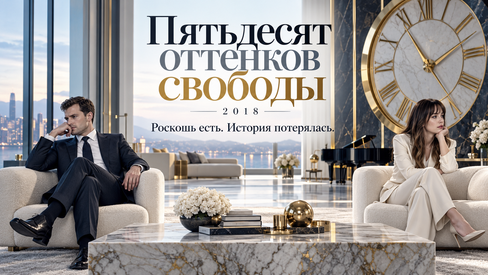Авторская обложка Пятьдесят оттенков свободы, 2018 год