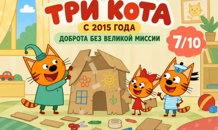 Авторская иллюстрация к рецензии на Три кота
